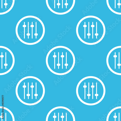Faders sign blue pattern