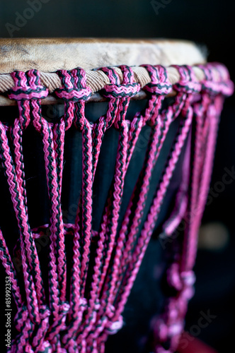 Closeup Djembe Head