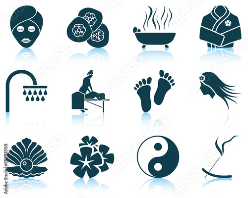 Set of spa icons