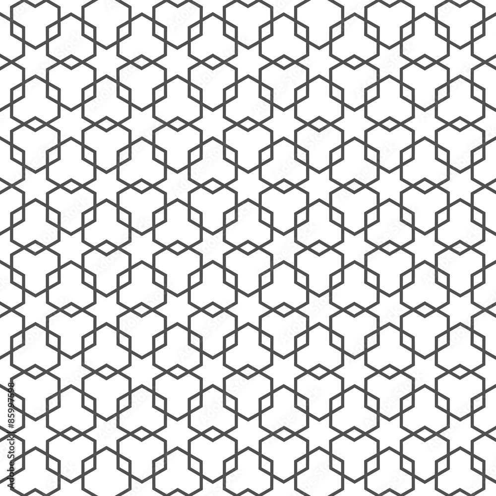 Arabian delicate pattern with stars