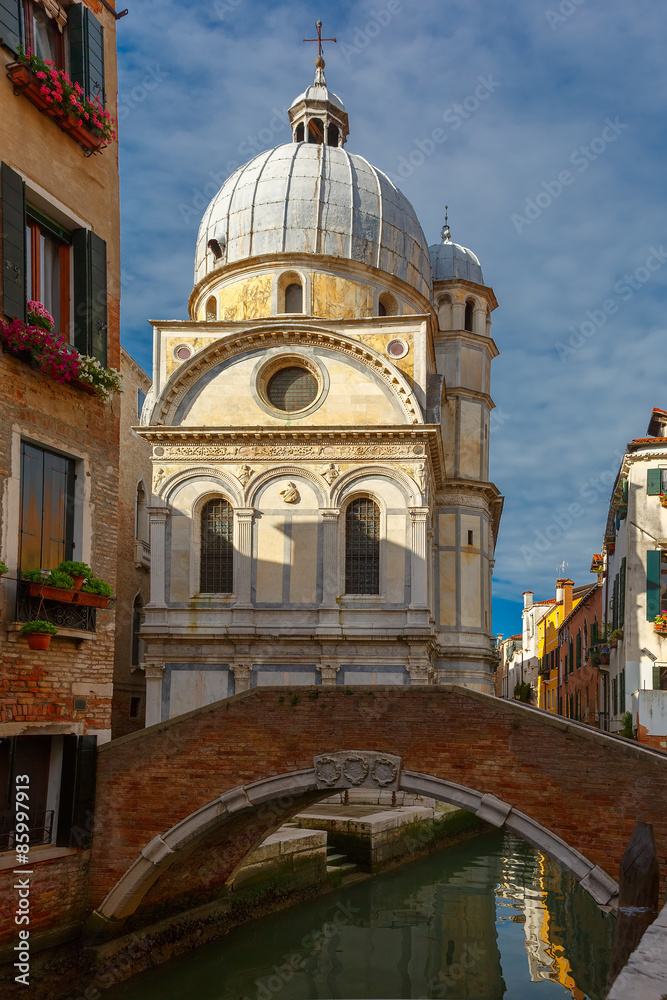 Santa Maria dei Miracoli in Venice, Italia