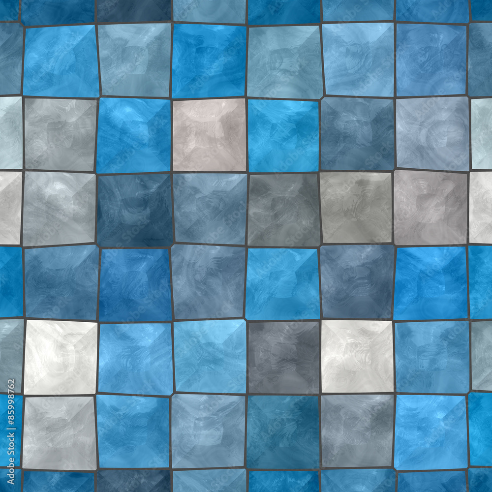 Blue and gray tiled background Blue and gray tiled background