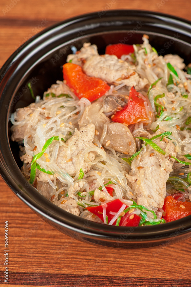 noodles with chicken noodles with chicken