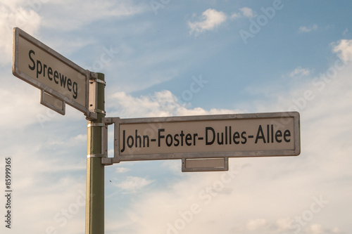 Photography Straßenschild in Berlin
