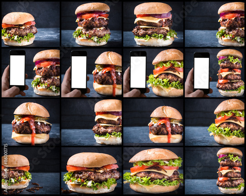 Burgers collage