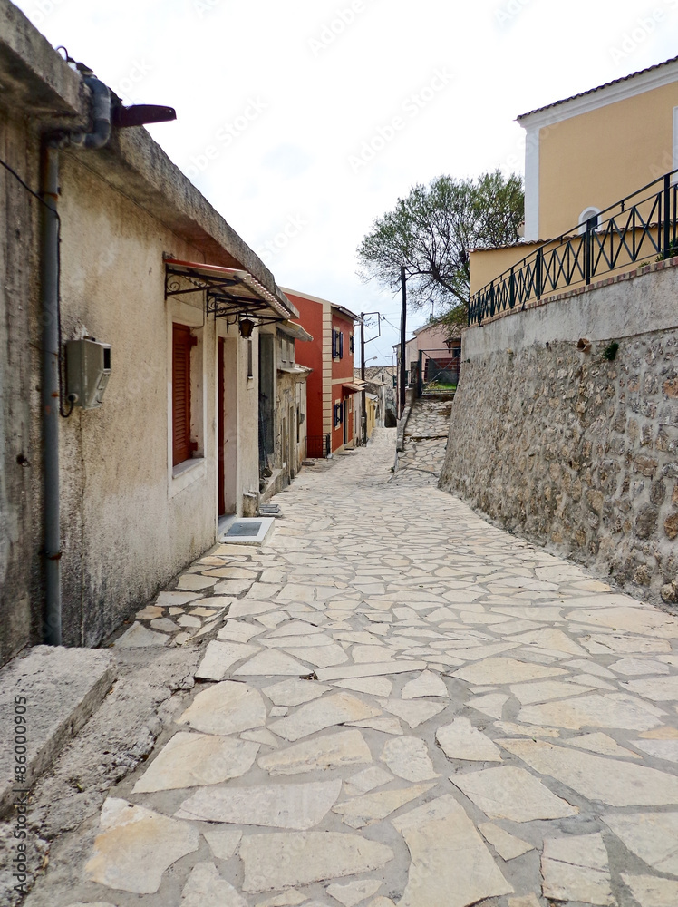 The narrow street