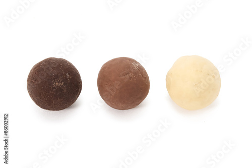 filled chocolate balls