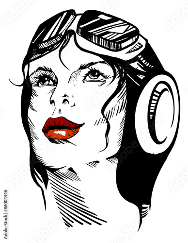 Girl pilot