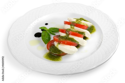 Salad, Food, Mozzarella.