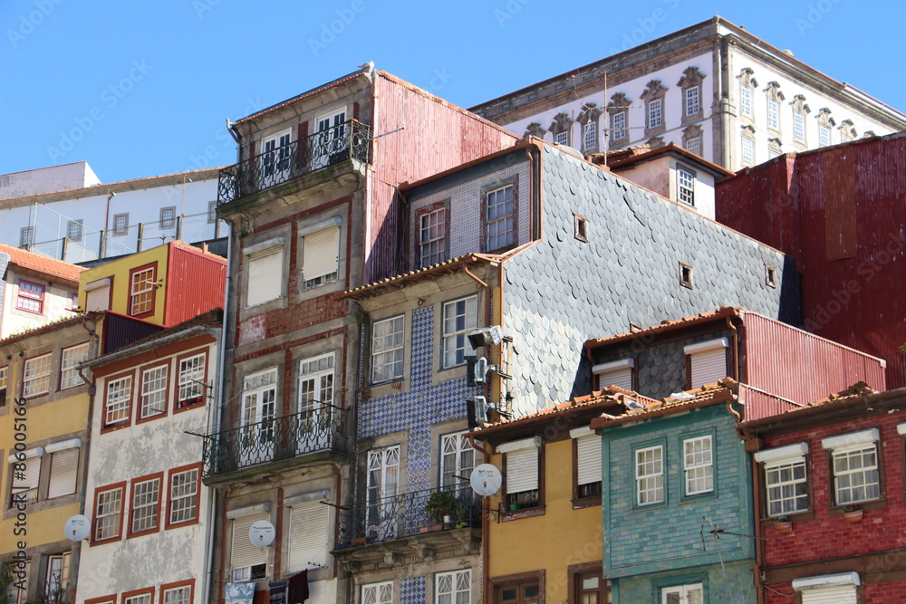 Vistas de Oporto. Portugal.