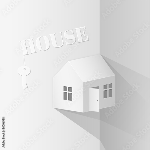 paper model house