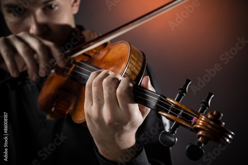 Young man with violin