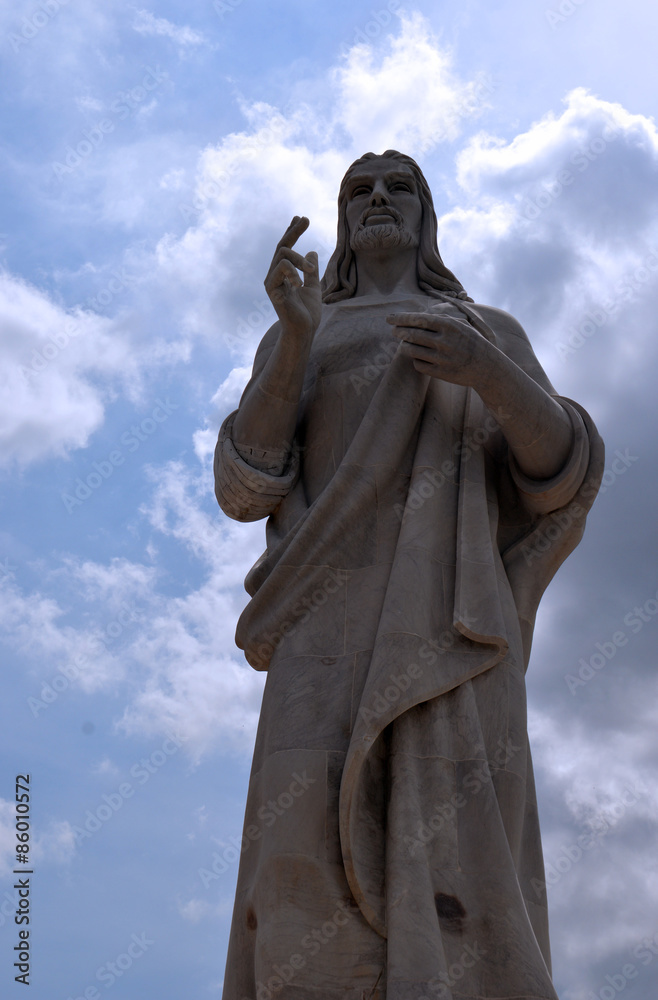 Fototapeta premium Havana, Cuba: Statue of the Christ