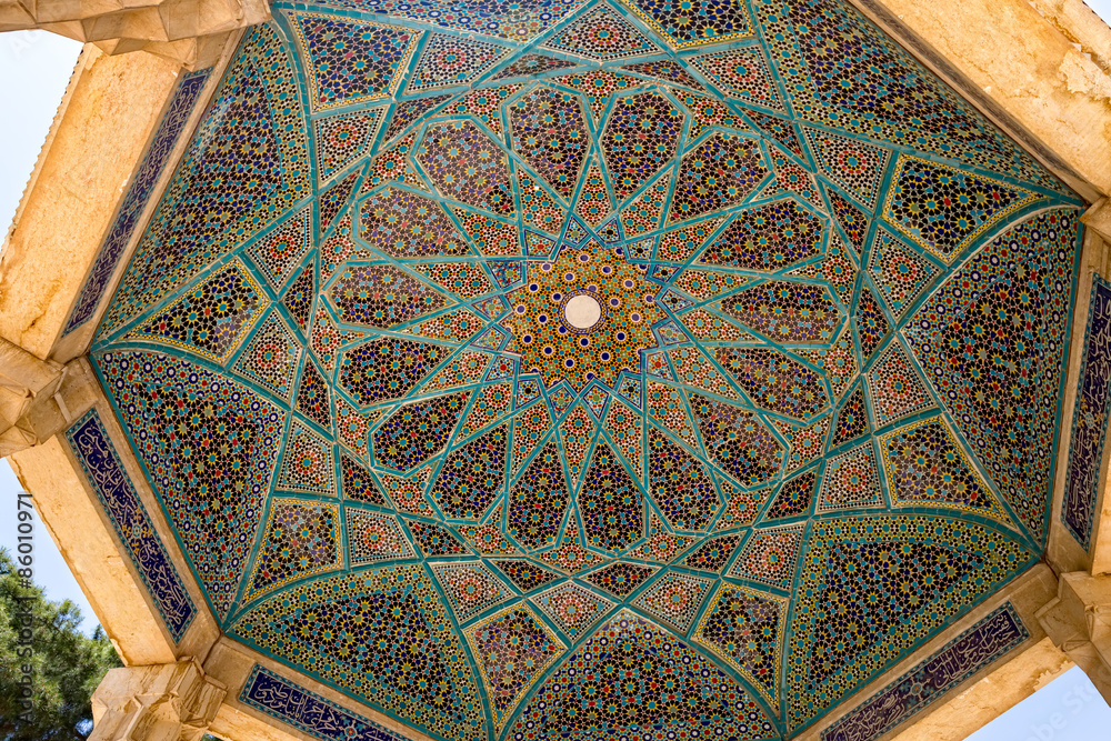 Tomb of Hafez ceiling mosaic