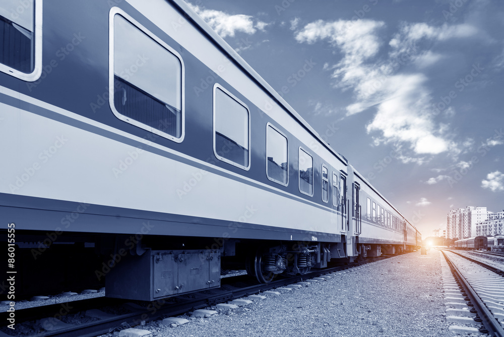 Naklejka premium High-speed train