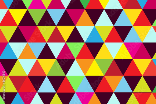 Background multicolored triangle