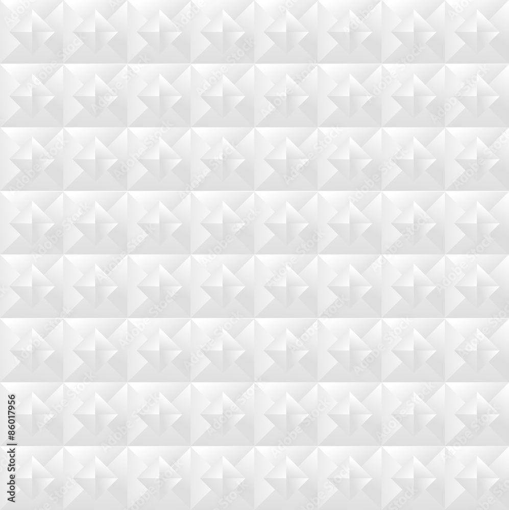 Fototapeta premium Vector geometric white pattern