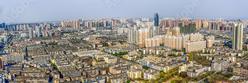 CHENGDU,CHINA - May 2,2015:city panorama of chengdu,china.One of © xiefei