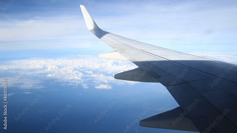 beautiful view from airplane window, airplane flying over the cloud, high definition, Full HD, 1920x1080 beautiful view from airplane window, airplane flying over the cloud, high definition, Full HD, 1920x1080