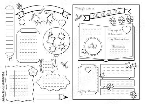 All about me. School Printable