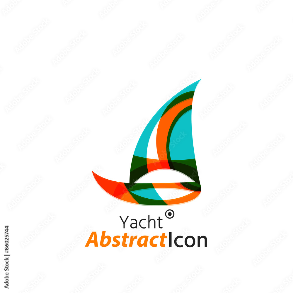 Abstract geometric business corporate emblem Abstract geometric business corporate emblem