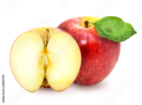 Delicious fresh red apples