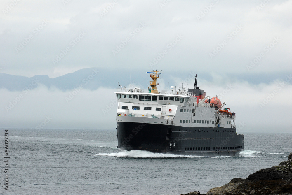 Ferry en mer du nord