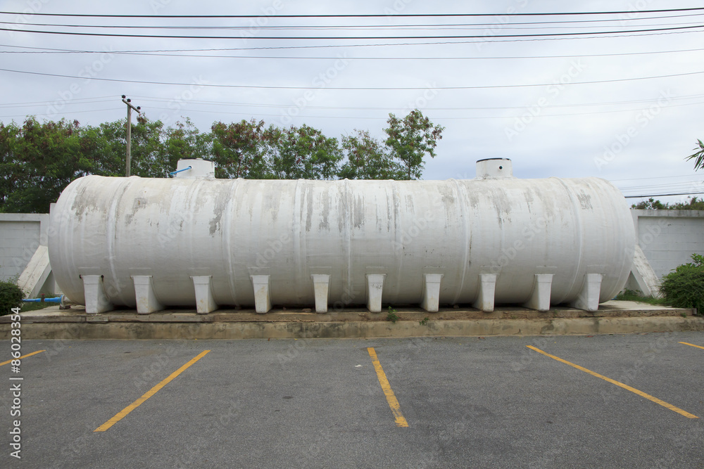 Stock Photo - waste water treatment tank Stock Photo - waste water treatment tank