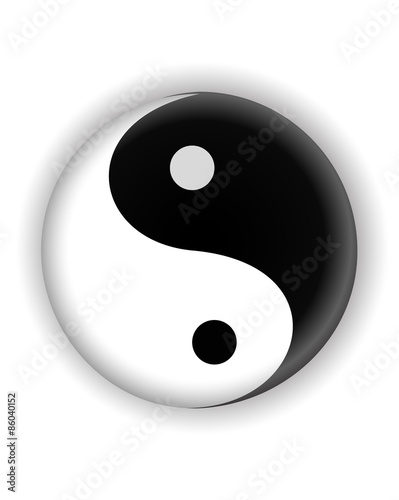 yin yang ying yang symbol vector icon
