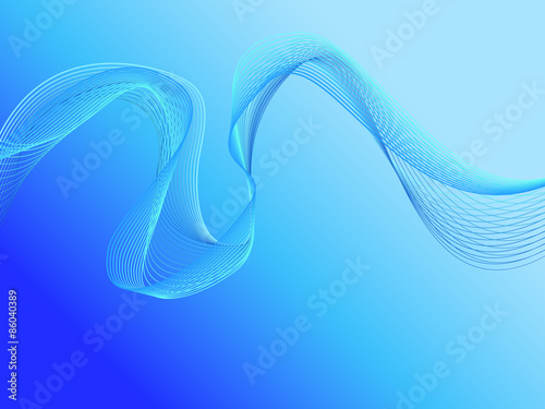 abstract flowing water wave vector background design element