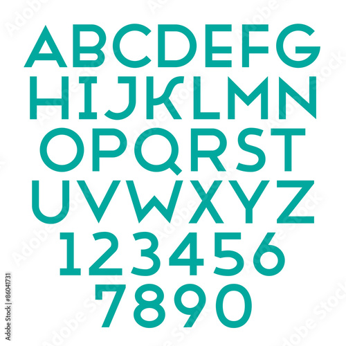 Handmade sans-serif font