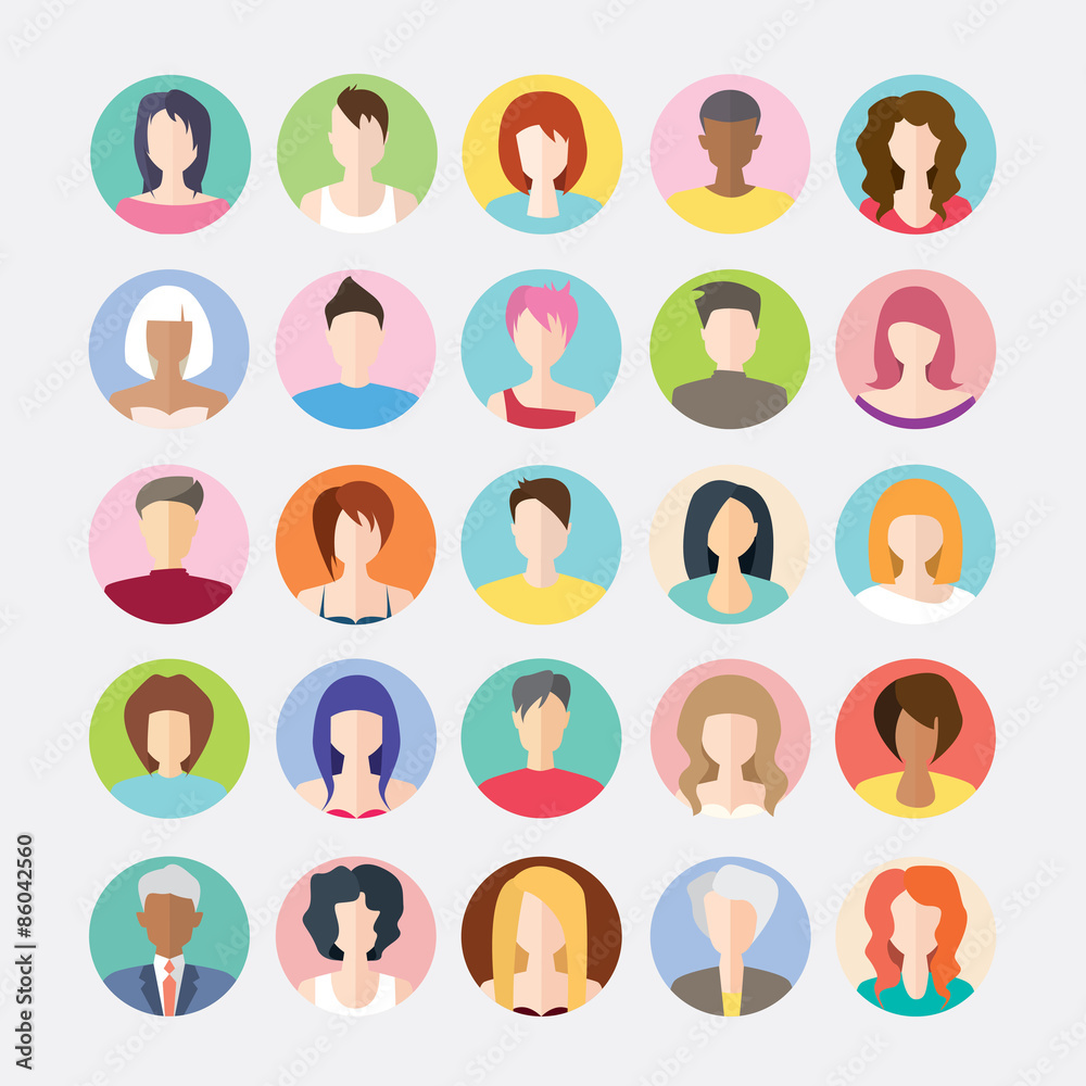 Big set of avatars Big set of avatars