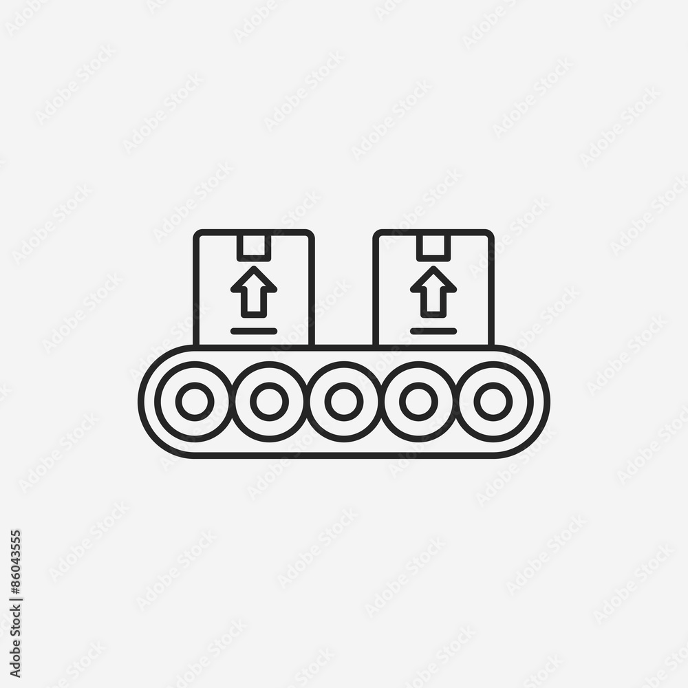 logistics freight line icon logistics freight line icon