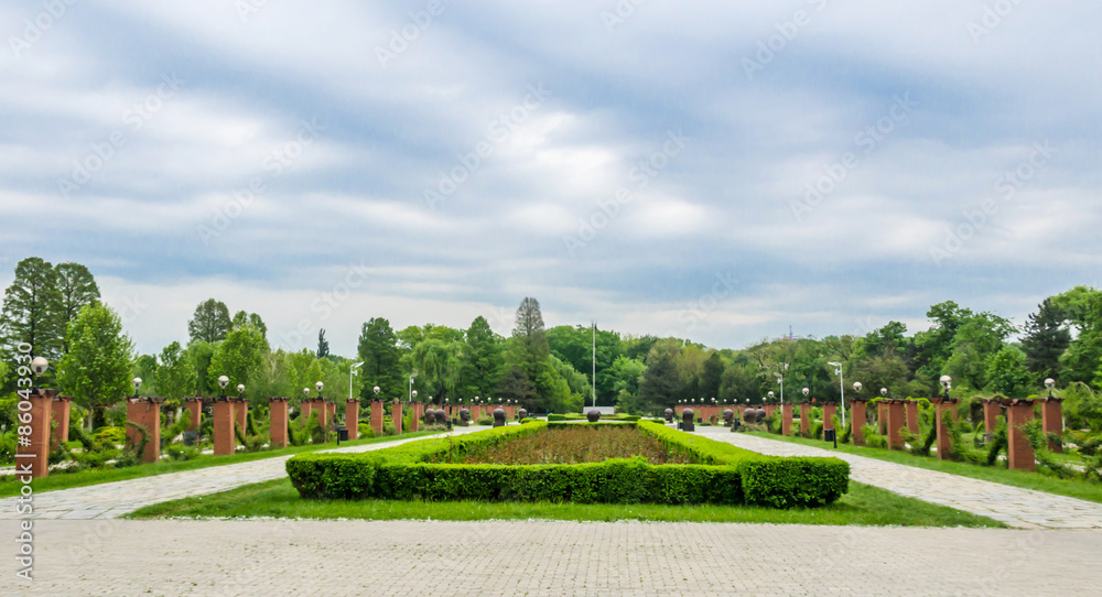 The Public Garden Herastrau. Bucharest, Romania