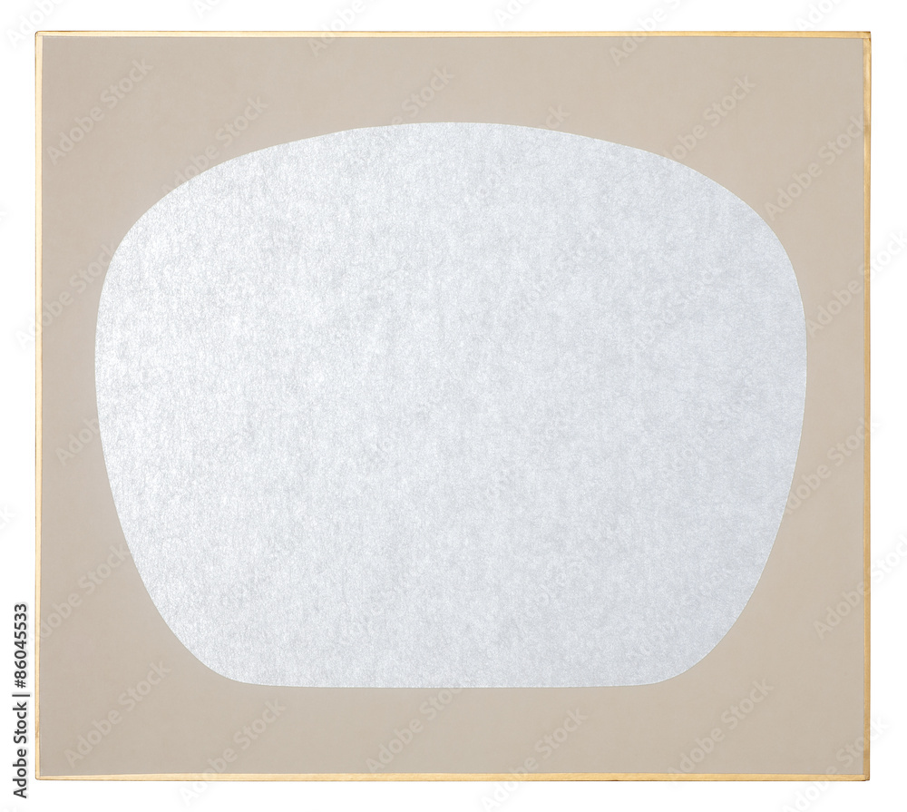 Blank paper frame isolated on white Blank paper frame isolated on white