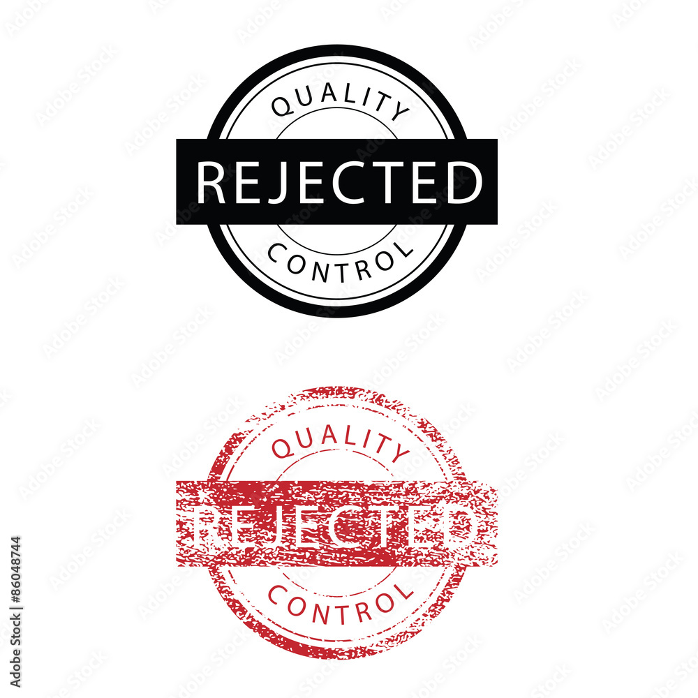 Fototapeta premium Stamp grunge rejected vintage