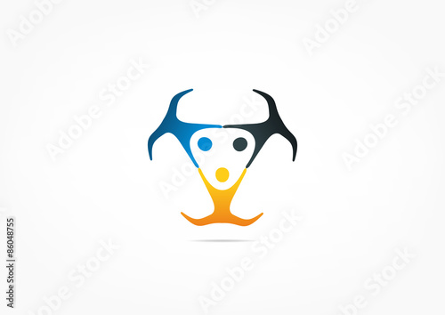 Skydiving team logo