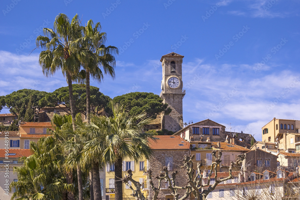 View to the old town, Cannes