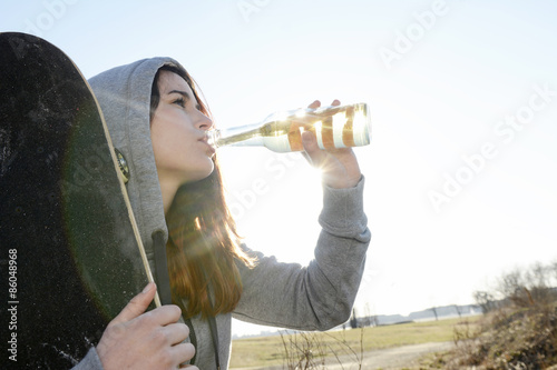 nachdenklicher teenager
