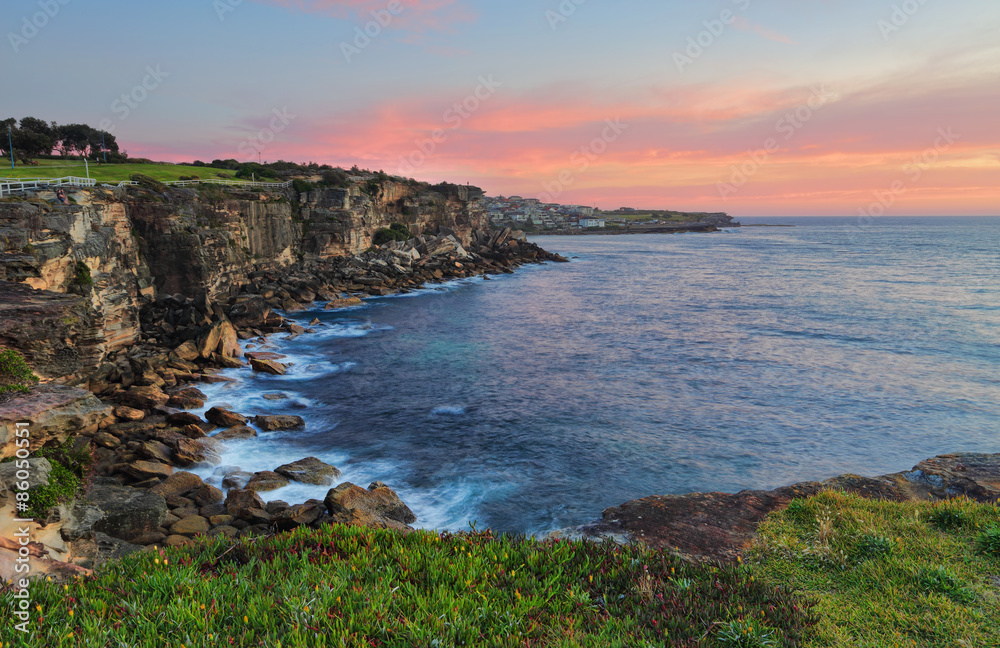 North Coogee headland at sunrise North Coogee headland at sunrise