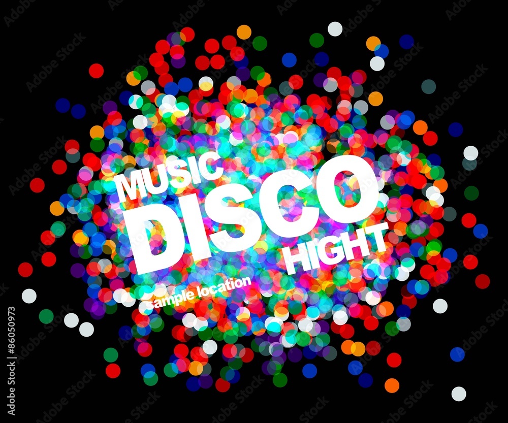 Disco party poster Disco party poster