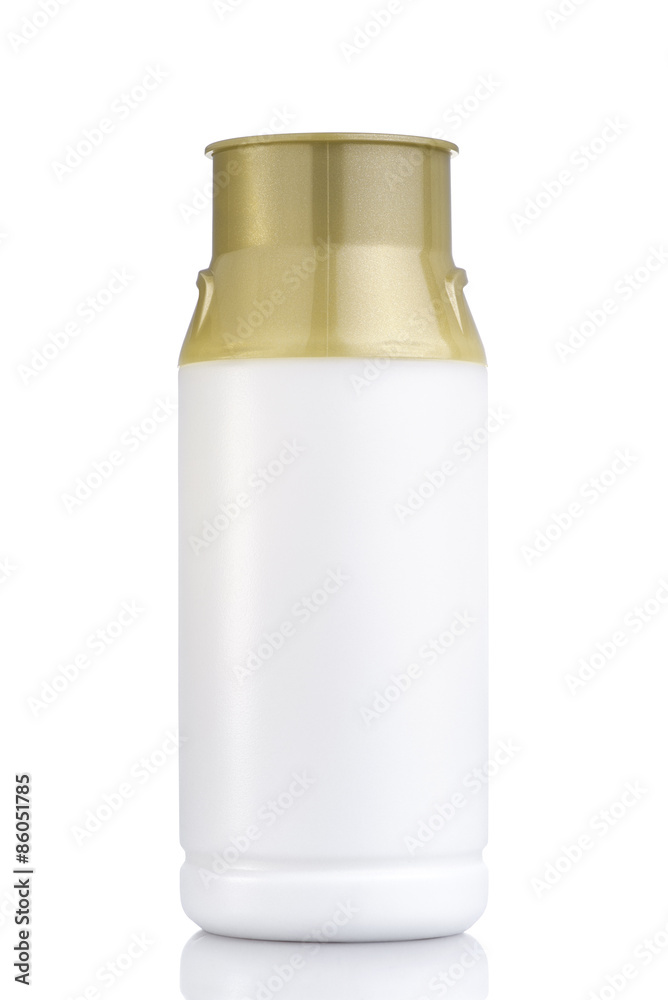 Bottle of milk tank design on white isolated background with cl Bottle of milk tank design on white isolated background with cl