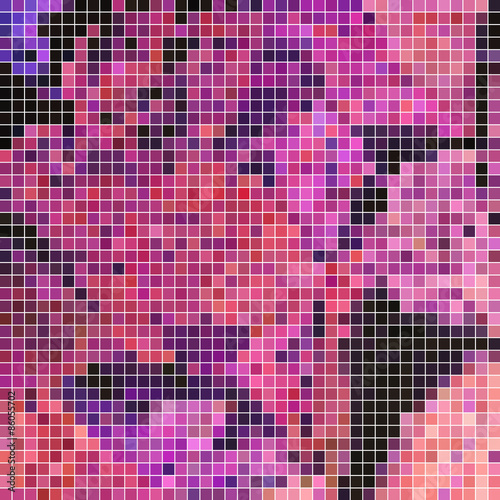 abstract square pixel mosaic background