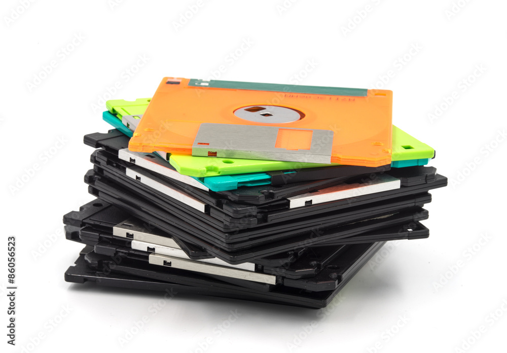 Floppy disk isolated on white background. Floppy disk isolated on white background.