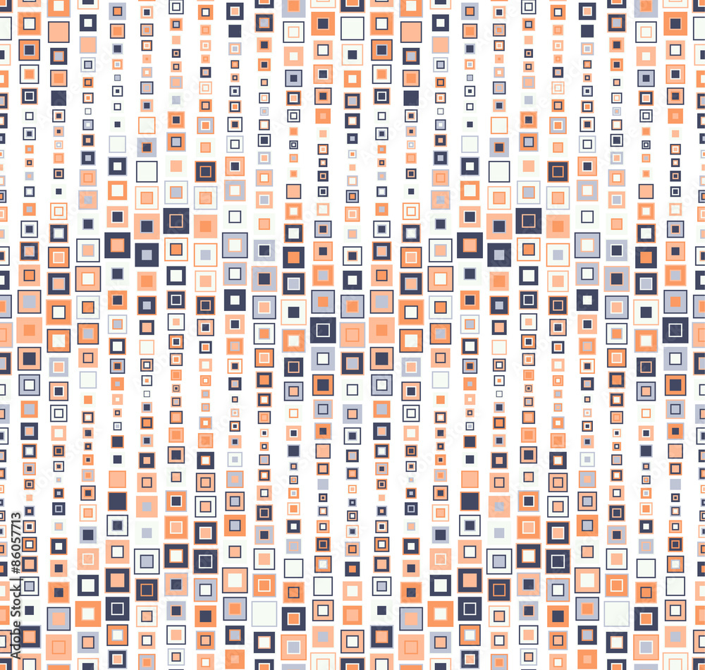 Wavy Seamless Pattern composed of geometric elements