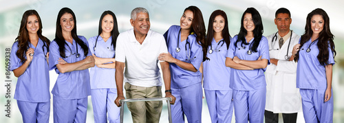 Doctor and Nurses With A Pa...