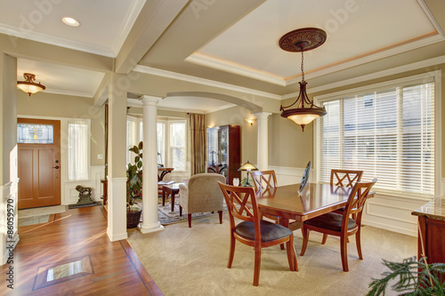 elegant family front room with nice decor.