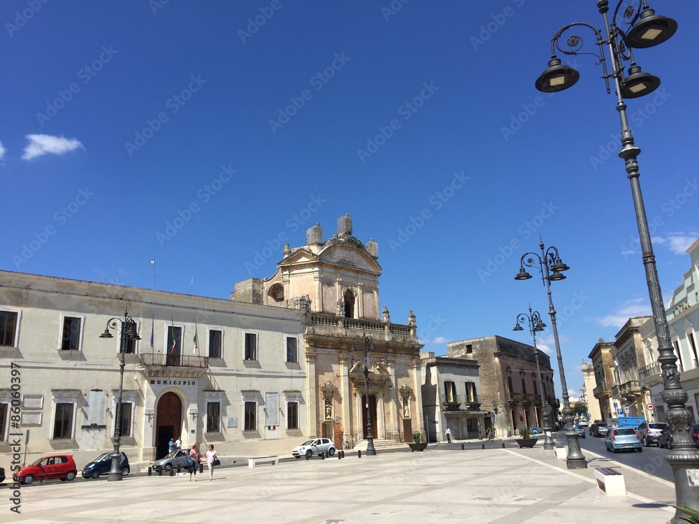 Manduria, piazza Garibaldi - Puglia