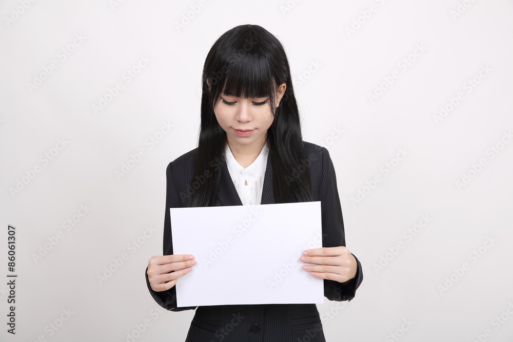 asian business woman isolated in white background asian business woman isolated in white background