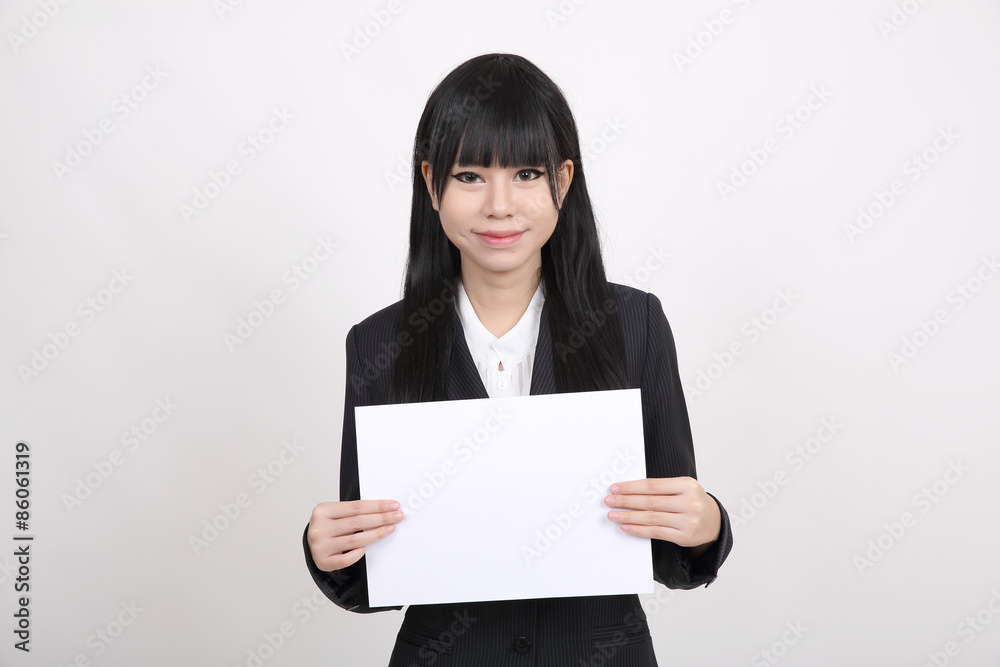 asian business woman isolated in white background asian business woman isolated in white background